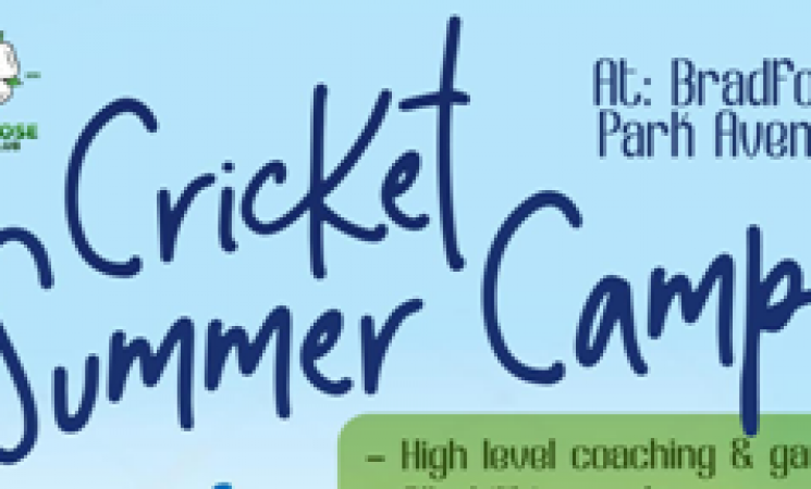 Summer Cricket Camp - first session to run on 20th August 2020.