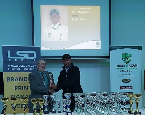 Shabir Ahmed DDCL Umpires Award Season 2021