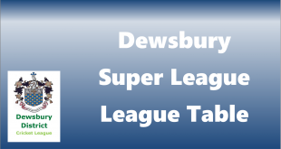 Dewsbury league tables 1