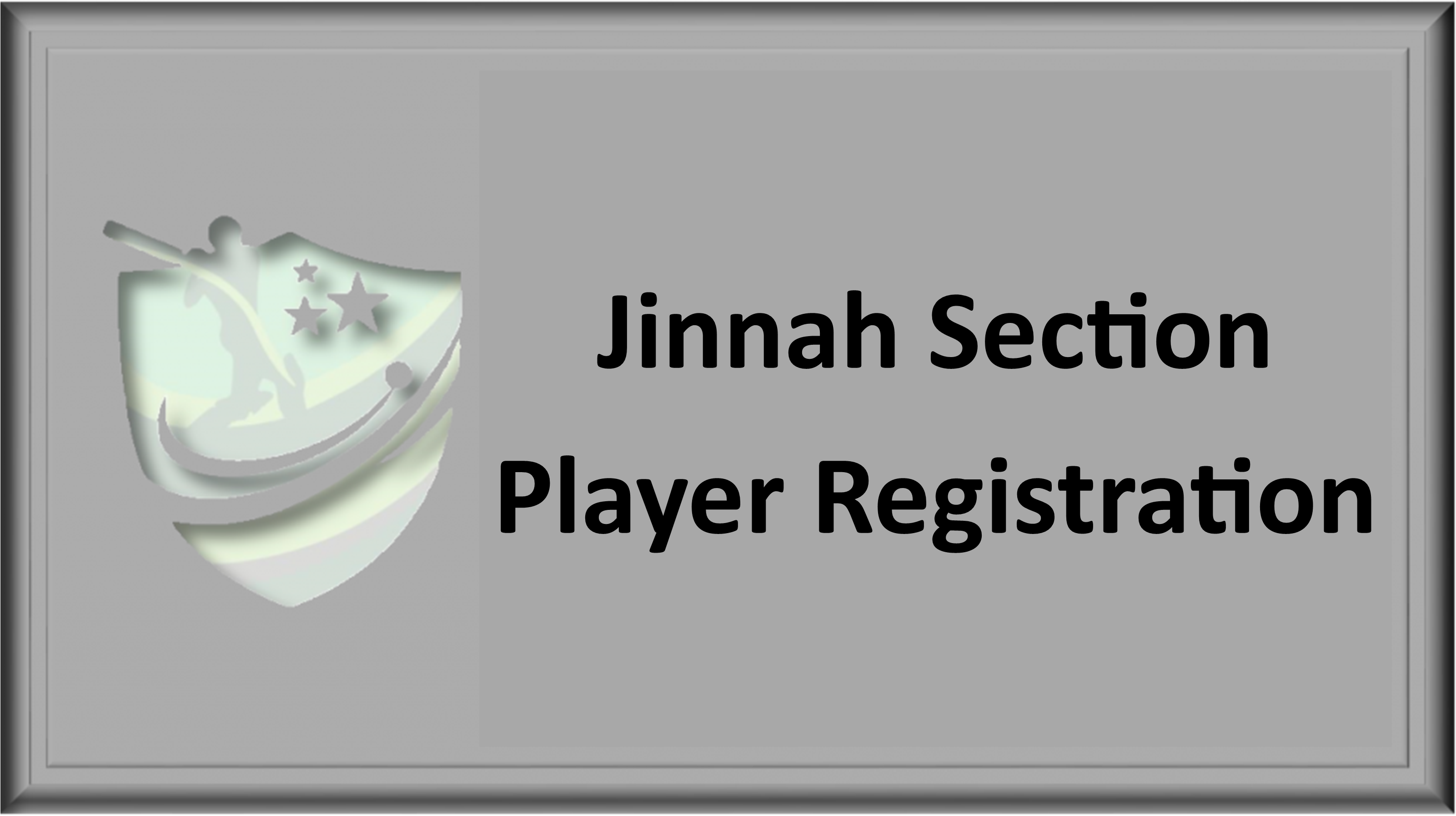 Jinnah Section player Registration