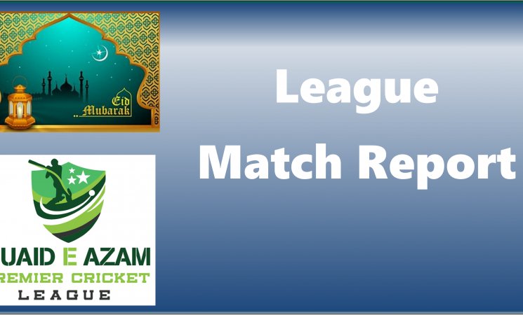 League Match Report - 1st May 2022