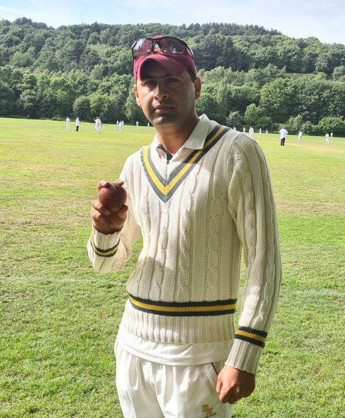 Arshad Jaan Kashmir CC Dewsbury League 5 for 11 runs