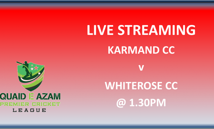 LIVE STREAMING : Karmand CC v Whiterose CC - Jinnah Arena, Bradford @ 1.30pm