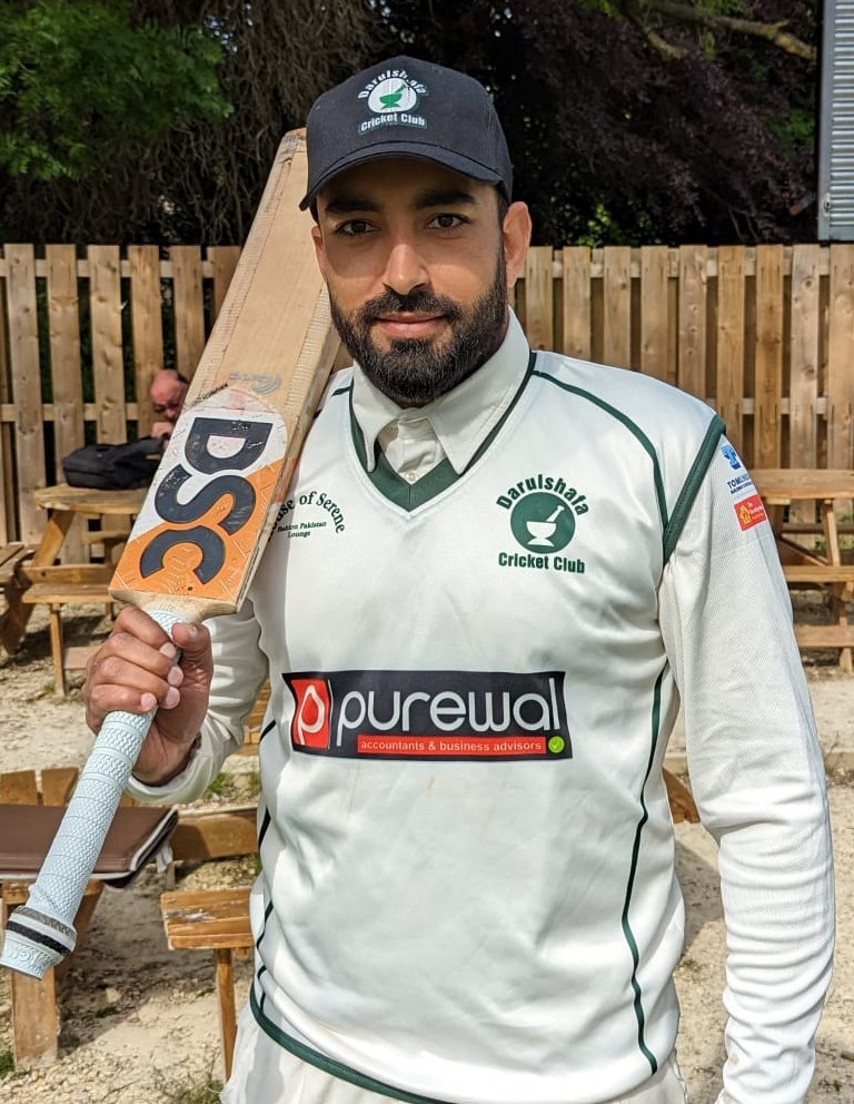 Waleed Akhtar, Darulshafa CC 96 runs