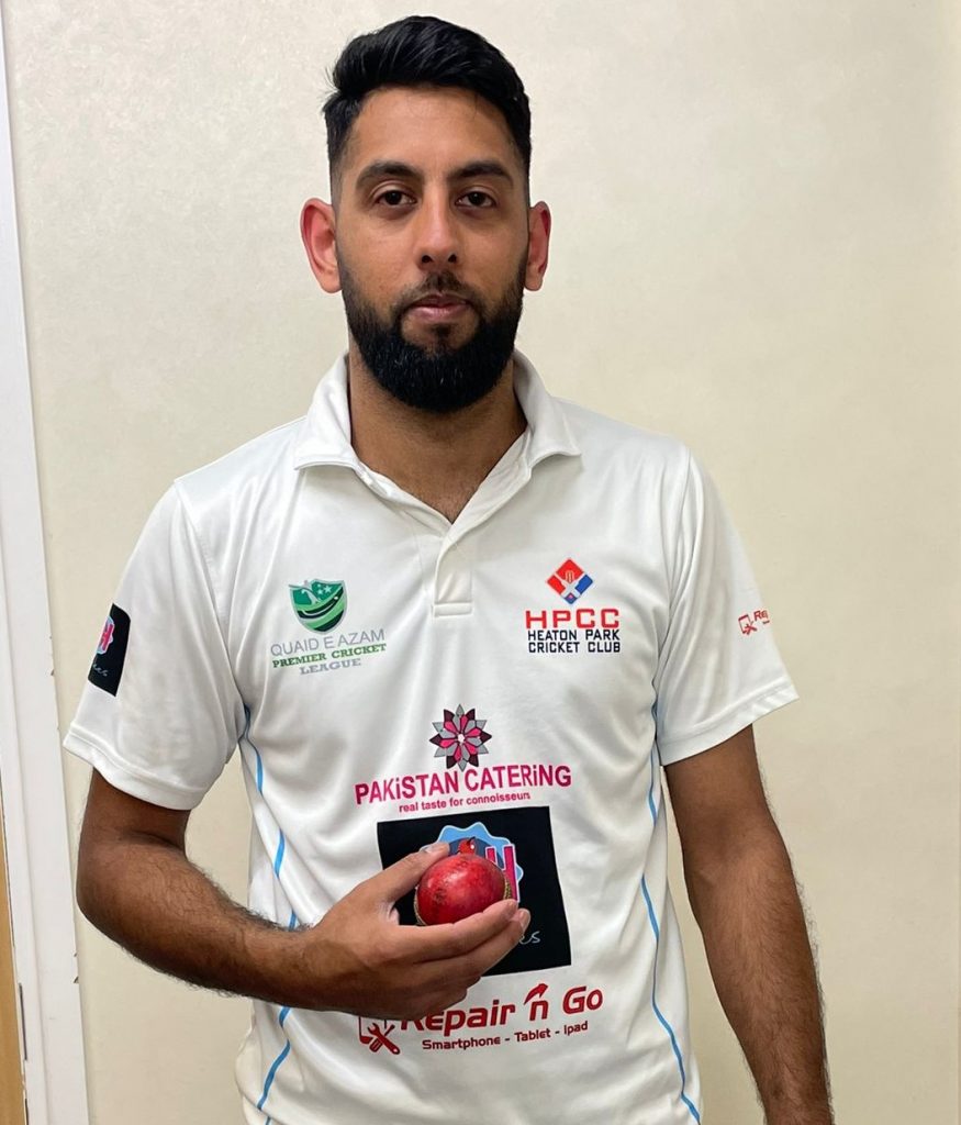 Zishan Khalid, Heaton Park CC 4 for 24 runs