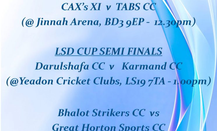 Shield Final and LSD Cup Semi Final - Sunday, 9th July 2023