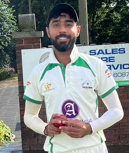 Qasim Ali, AQ Khan CC 5 for 15 runs