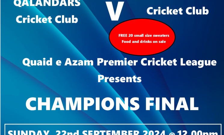 Championship Final - Bad light stopped play