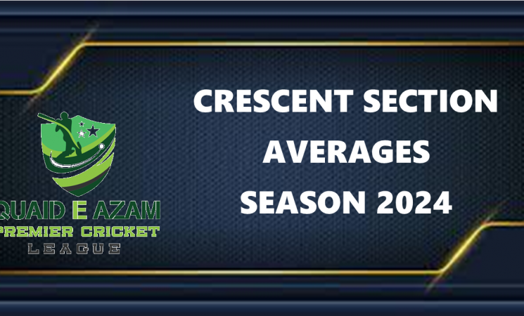 Crescent Section – Season 2024 Averages