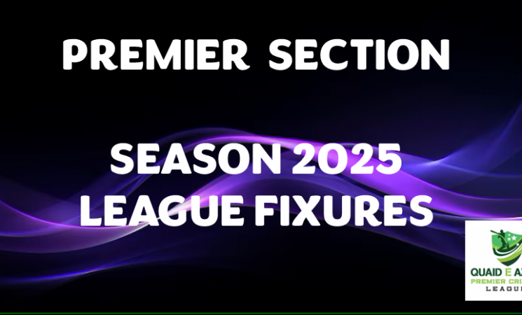 Season 2025 League Fixtures – Premier Section