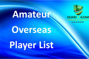 Amateur Overseas Player List