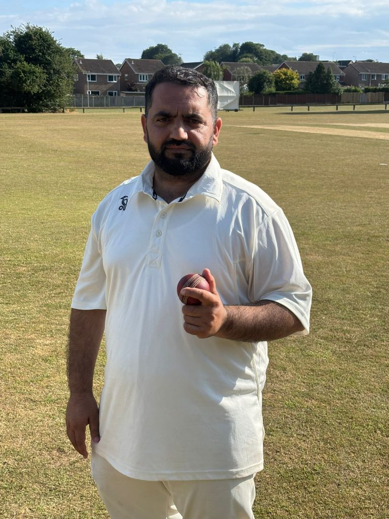 Raja Kashif, Nathia United A CC 5 for 41 runs
