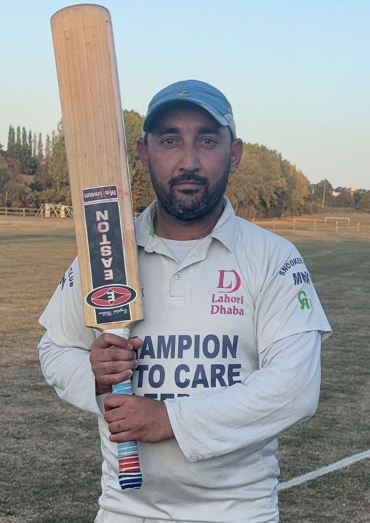 Adil khan, White Wolves B 104 not out