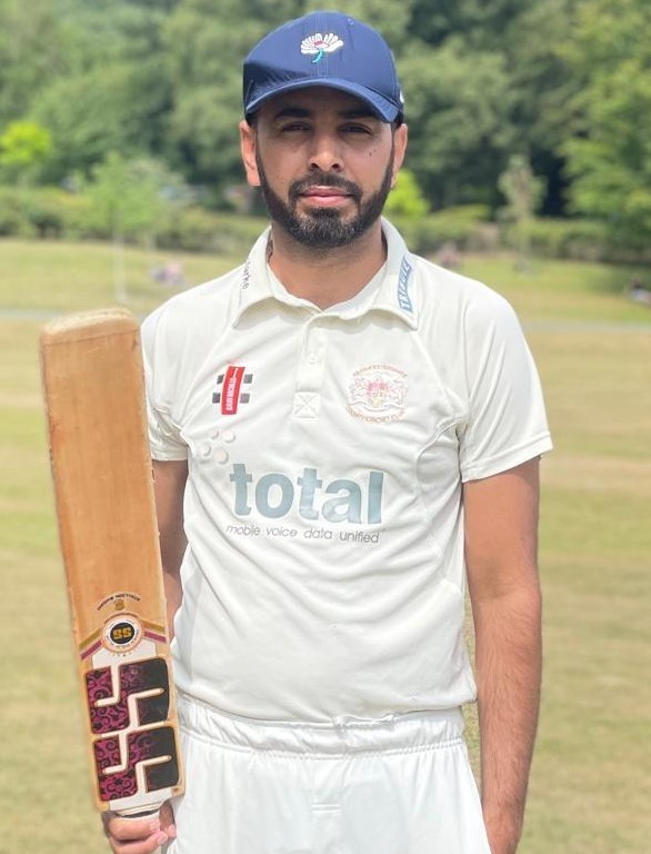Banaras Hussain 37 not out for Nathia United