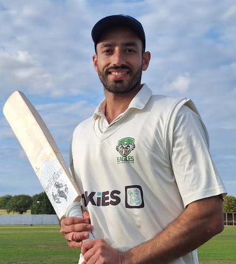 Khizer Qadeer, AK Eagles CC 134 not out