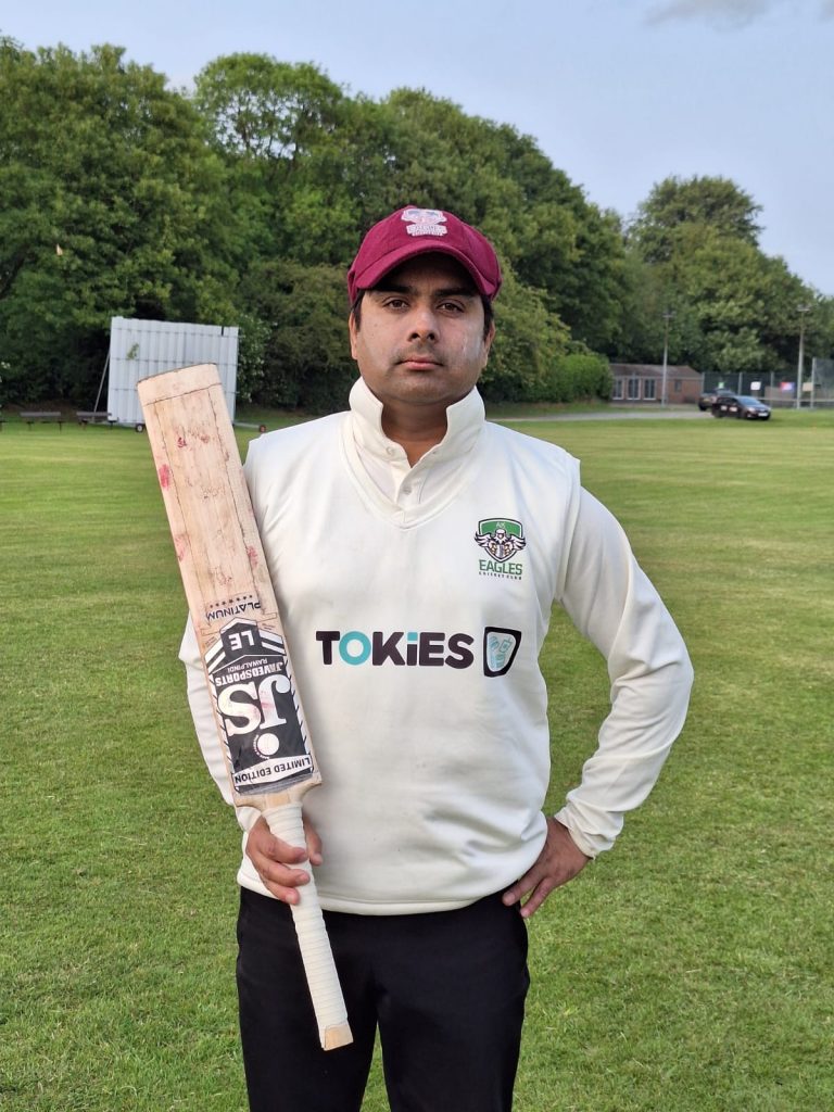 Shoaib Nasir, AK Eagles CC 73 not out