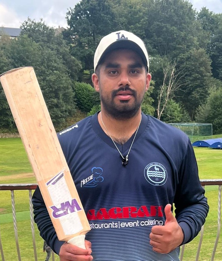 Mehrban Khan, Bradford United CC  96 runs
