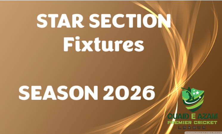 Star Section Fixtures - Season 2026