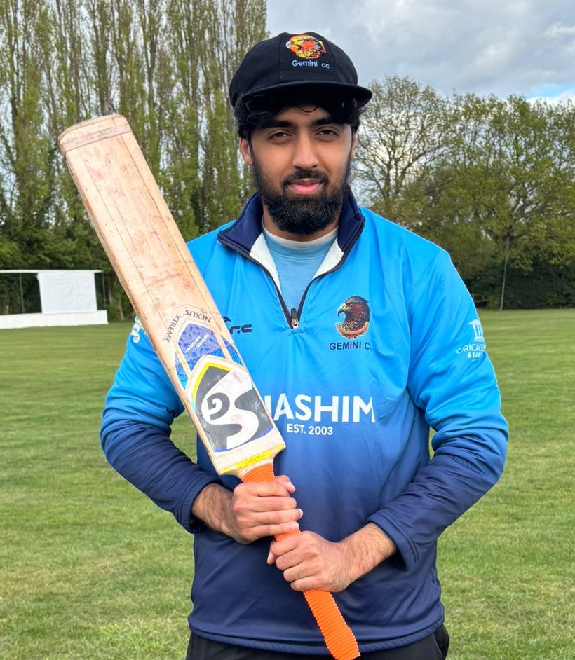 Awais Ahmed Gemini Falcons CC 46 runs