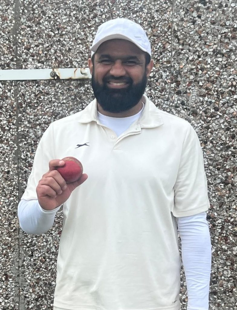 Rafaqat Hussain, Mirpur Royals 3rd XI CC 5 for 40 runs