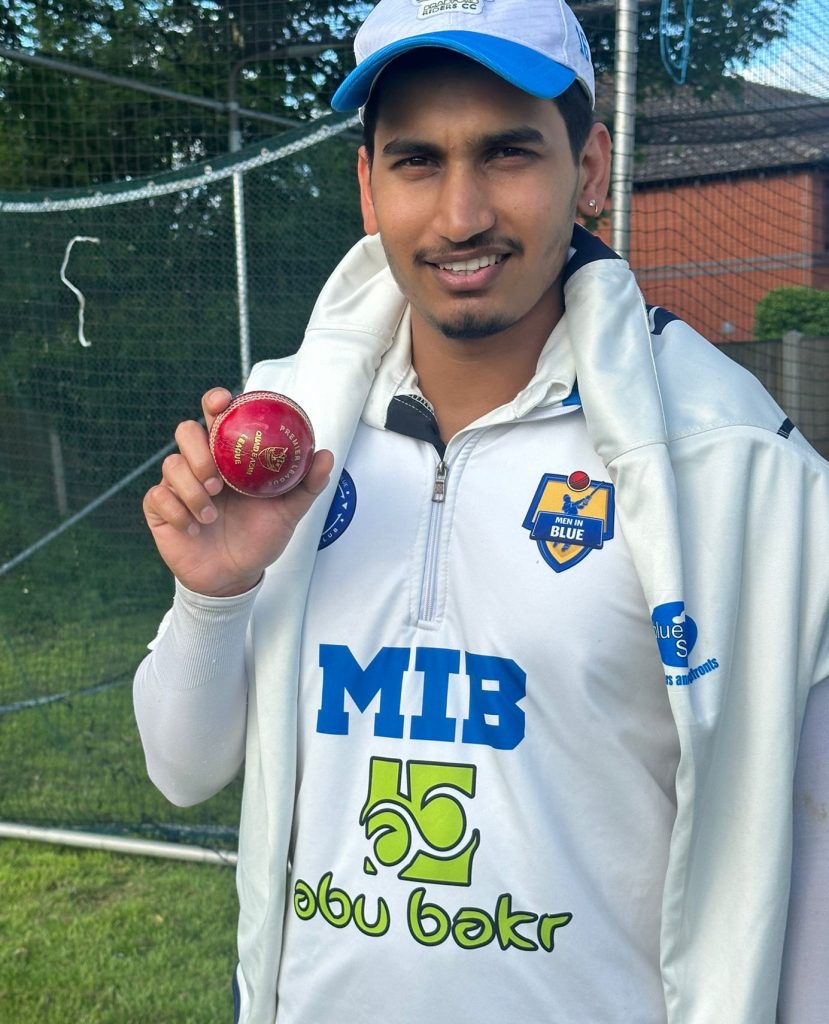 Abhishek Sharma, Bradford Riders CC 3 for 20 runs