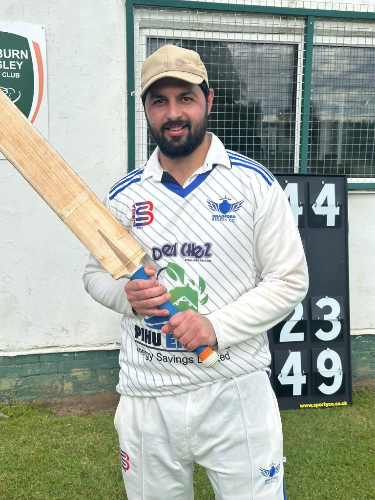 Anwar Shahm Bradford Riders 57 not out