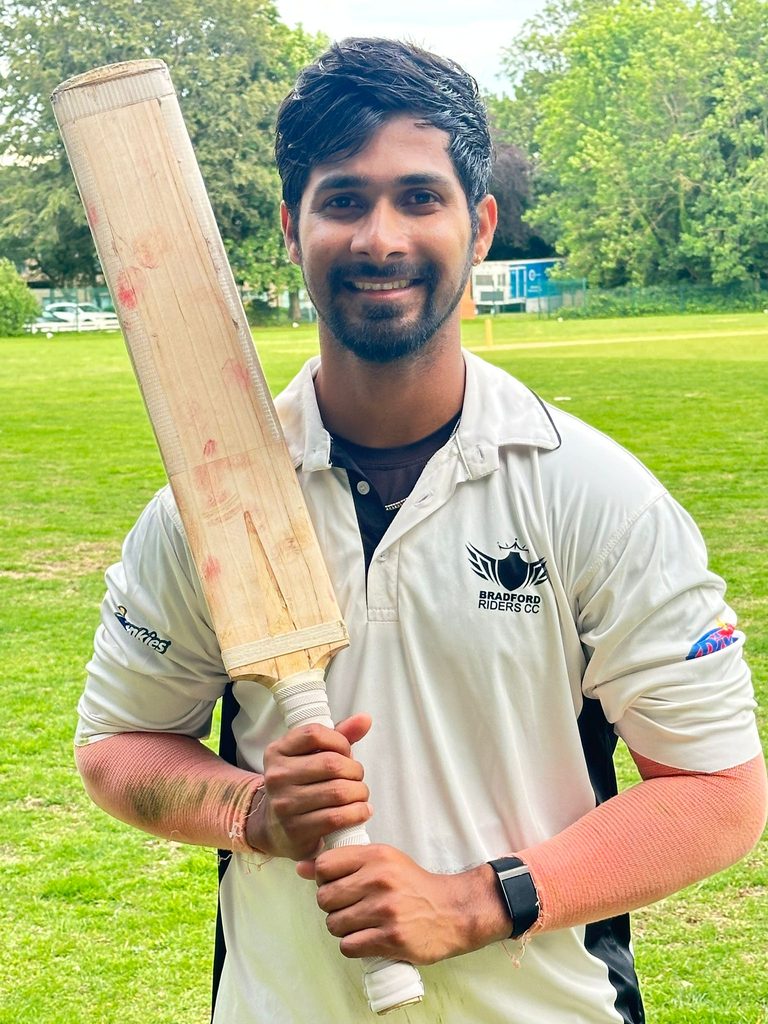 Hardik Karungale 67 not out for Bradford Riders