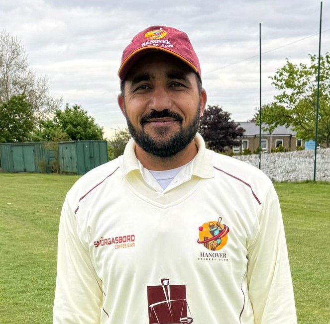 Khalil Ullah Khan Hanover 65 runs