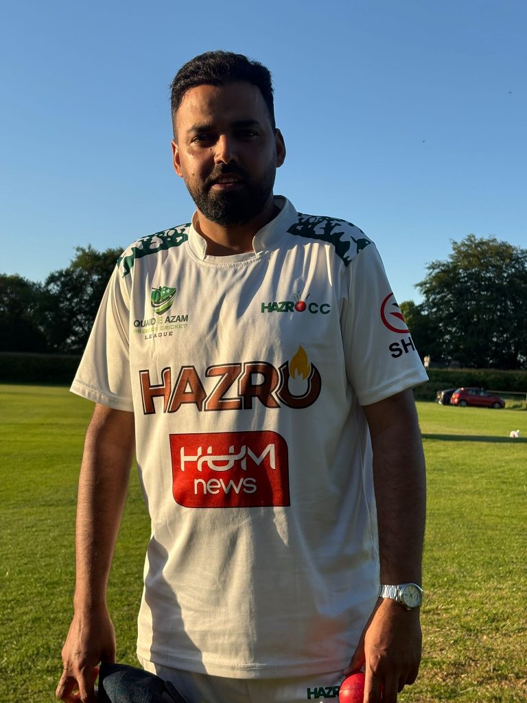 M Nadeem, Hazro CC 49 runs off 49 balls