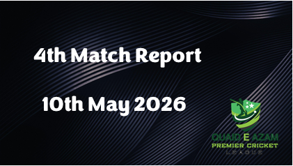 Match Report 10th May 26