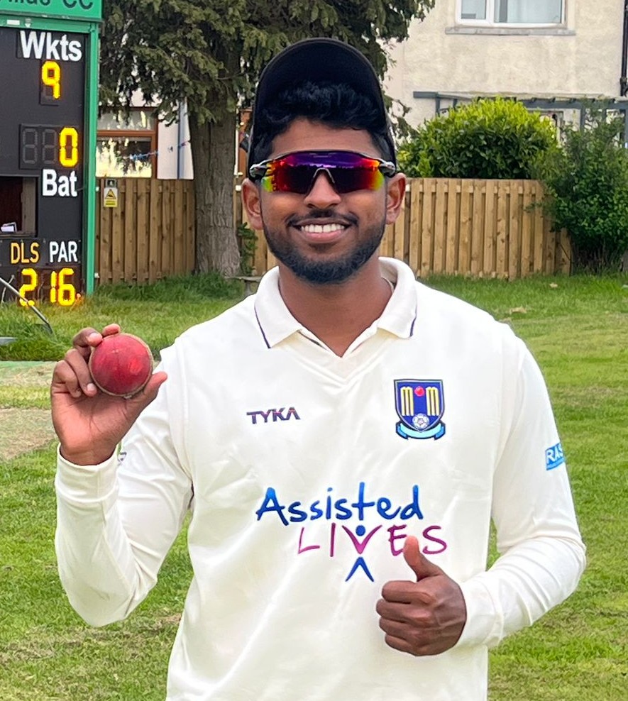 Prathamesh Karande, Brighouse Qalandar 5 wickets for 24 runs