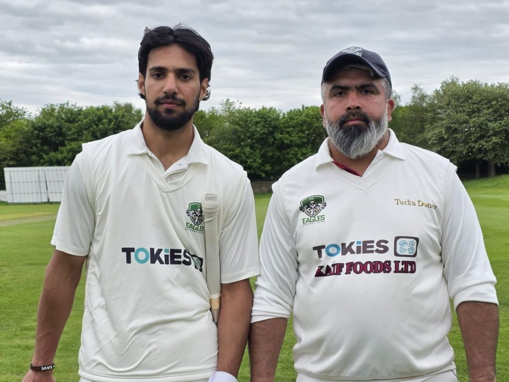 Tanvir Bashir, AK Eagles 65 not out Shahmeer Malik 93 not out partnership 152 not out
