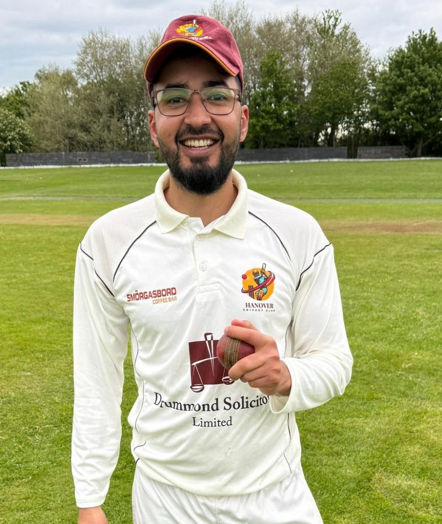 Zain Ul Abdin, Hanover cc 4 for 15 runs