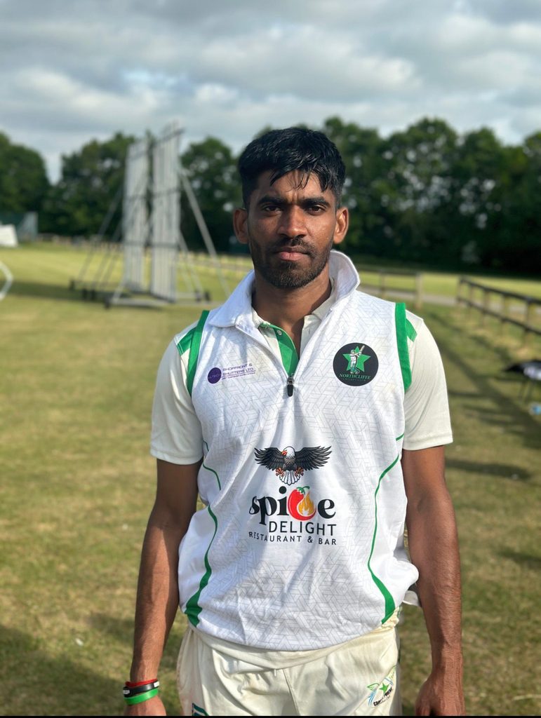 ARAVINTH KATHIRVEL 113 runs from Northcliffe CC