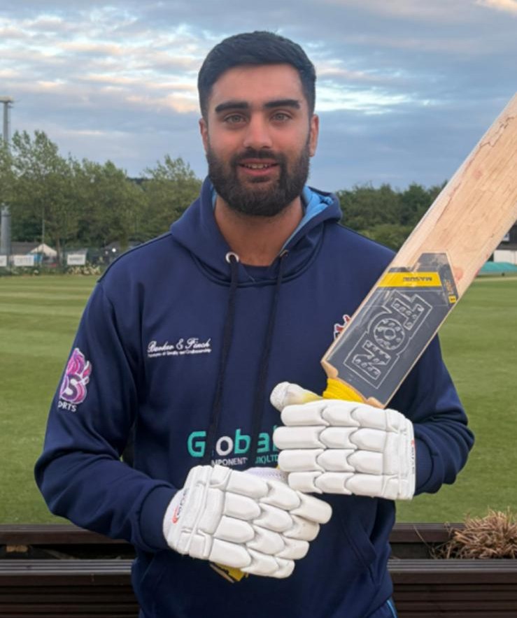 Adam Hussain, Batley 94 not out
