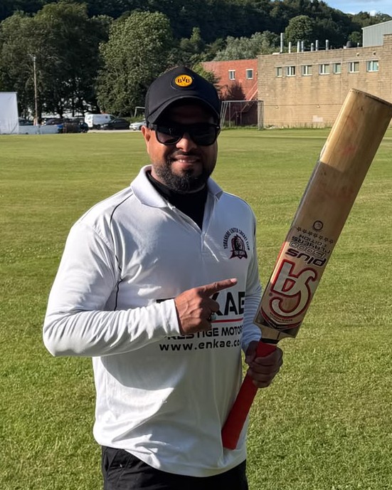 Ghulam 87 on 66 balls for Yorkshire United