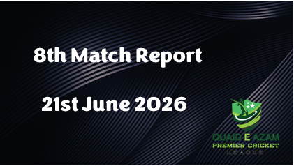 Match Report 12st June 26