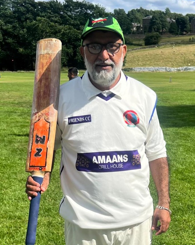Qasim Baig 56 runs from Friends CC