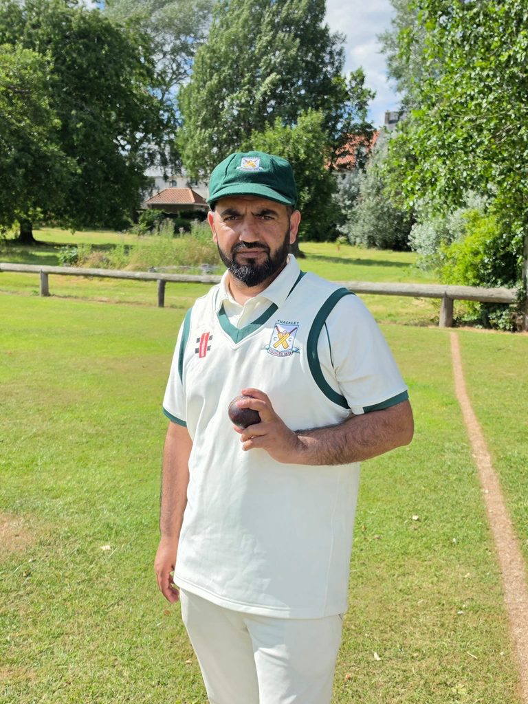 Raja Kashif Nathia United 4 for 25 runs