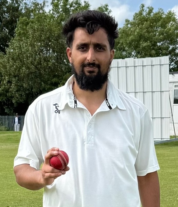Raja Uways Anwer, AQ Khan CC 2nd XI 4 for 26 runs