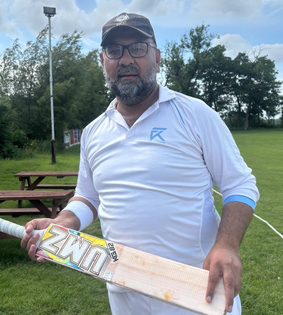 Riasat Ali, Heaton Park CC 68 runs