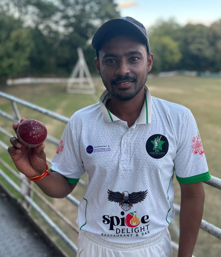Abhishek Patil, Northcliffe CC 25 runs and 3 for 15 runs