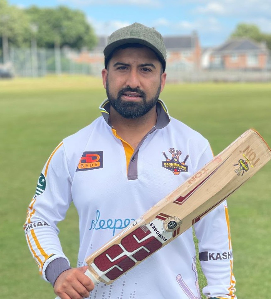 Ahsan Sajid Mir, Kashmirians 43 Runs 47 Balls 7 Fours