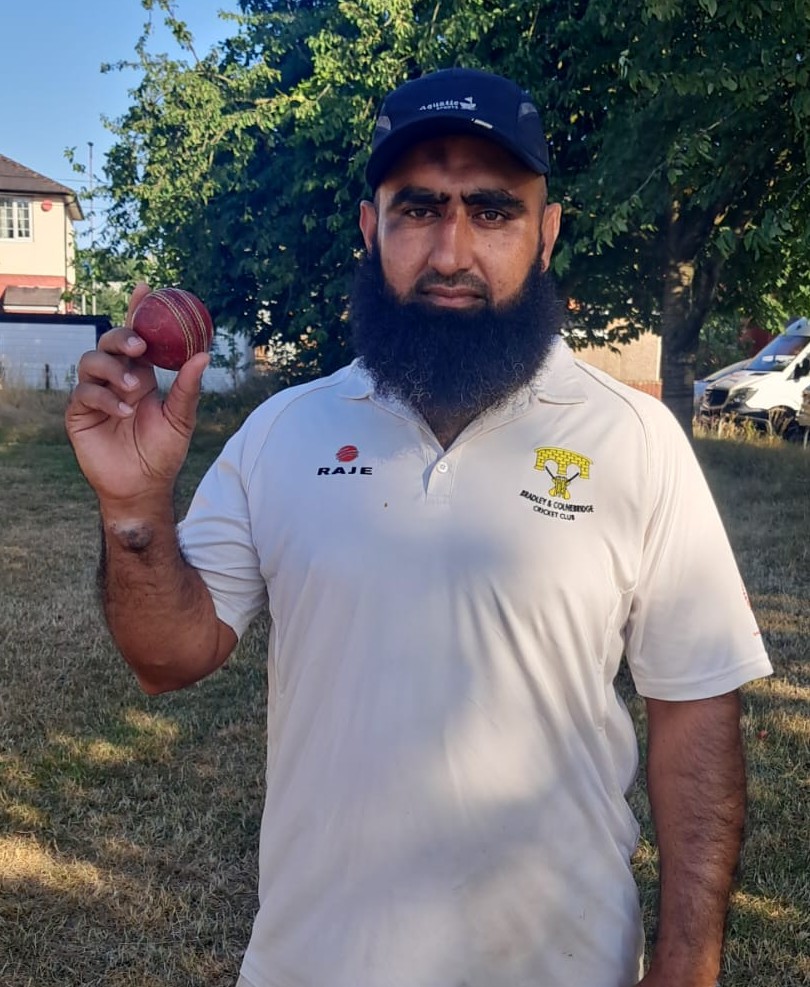 Kamran Khan, KK CC 8 wickets for 27 runs.