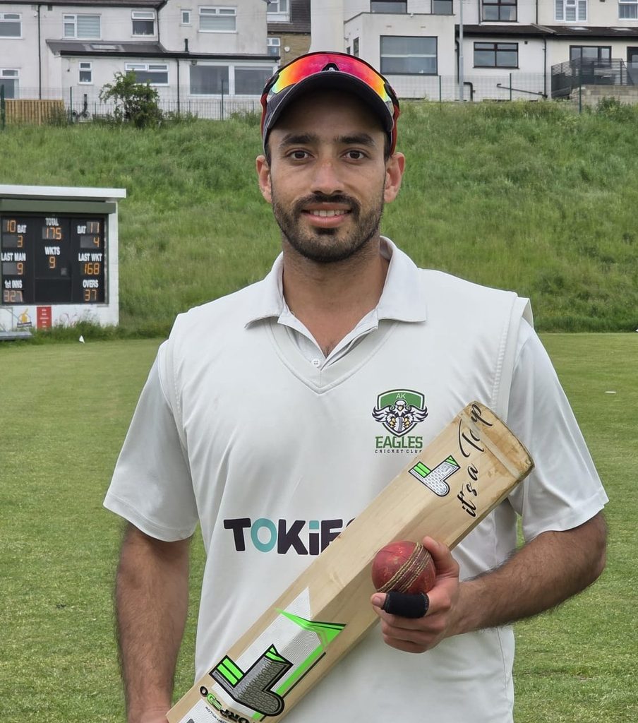 Khizer Qadeer, AK Eagles CC 67 runs and 2 31