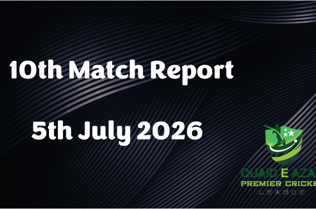 Match Report 5th July 26