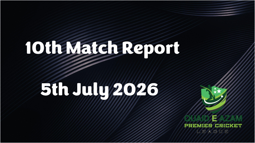 Match Report 5th July 26