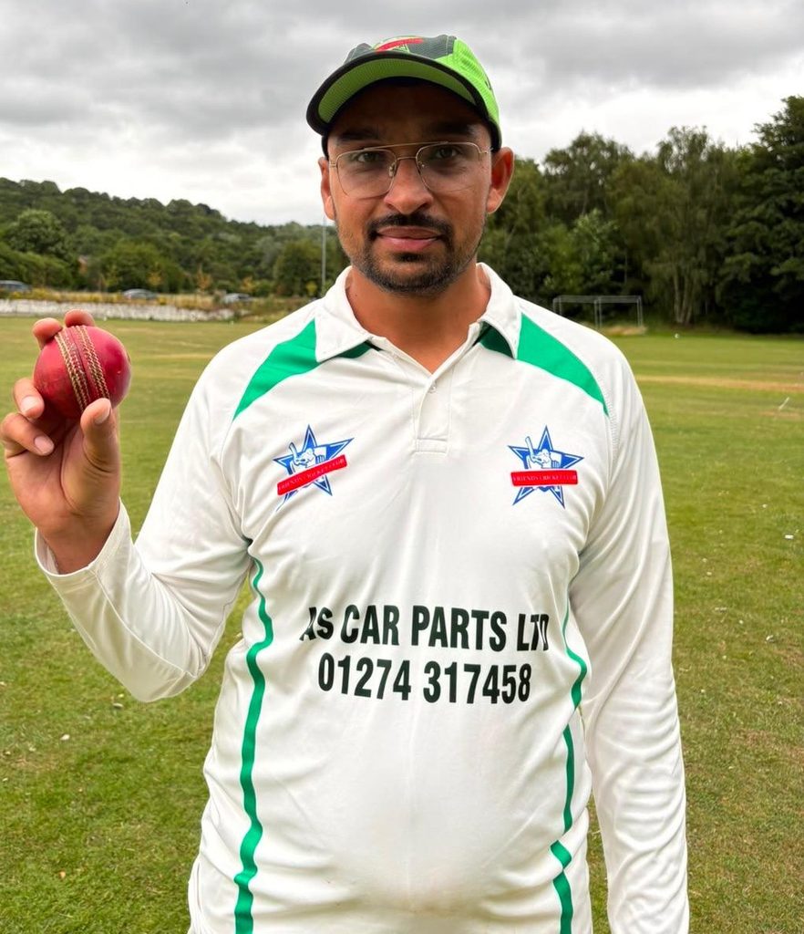 Nouman Hassan 8 1 45 5 wickets from Friends CC