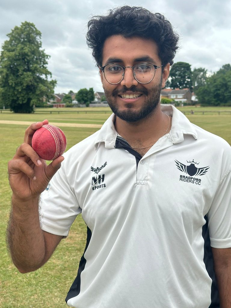 Shan Nagra took 4 wickets for 16 in 3.4 overs for Bradford Riders