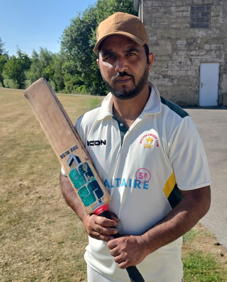 Wasim Khan, Bradford United 45 runs